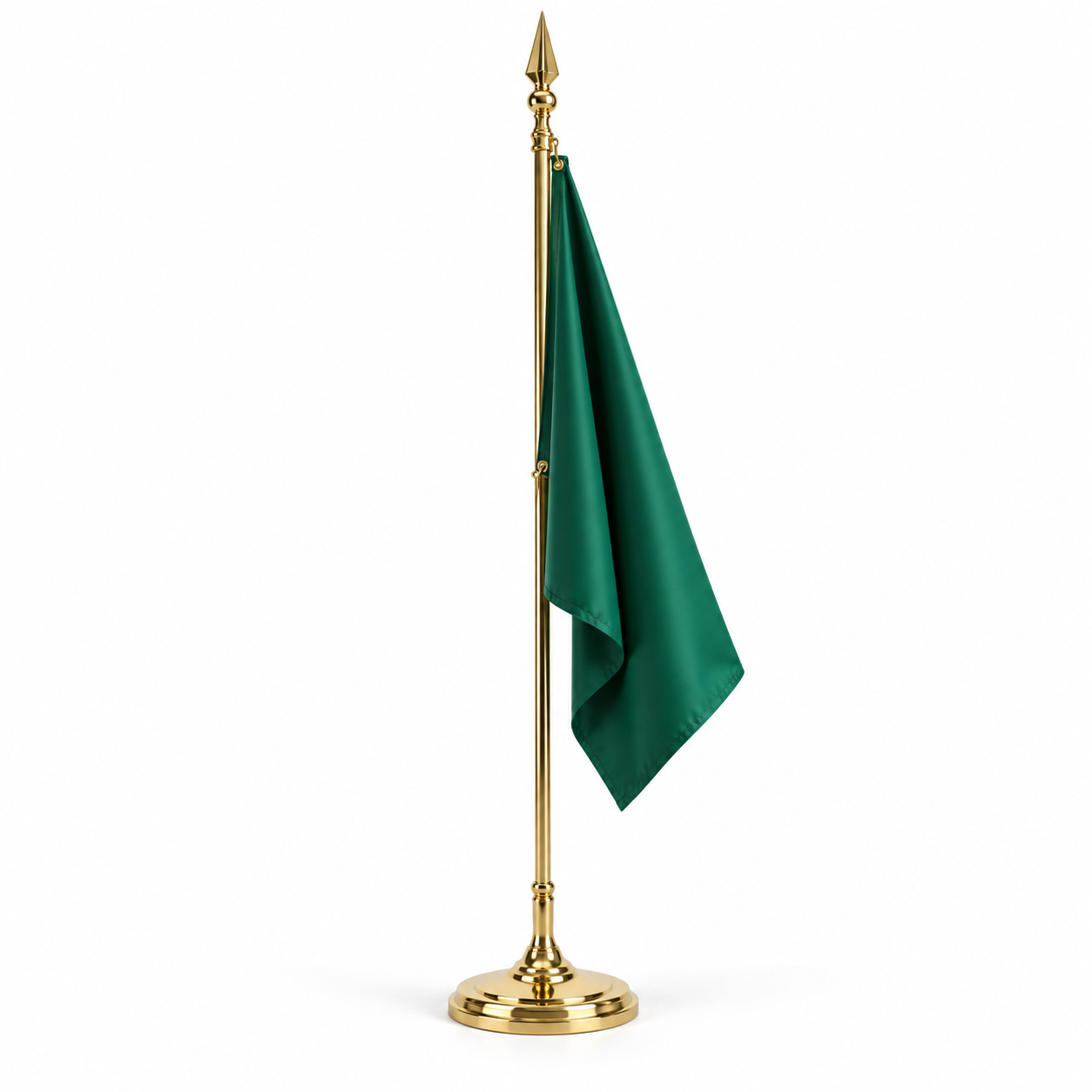 Gold Ceremonial Floor Flagpole