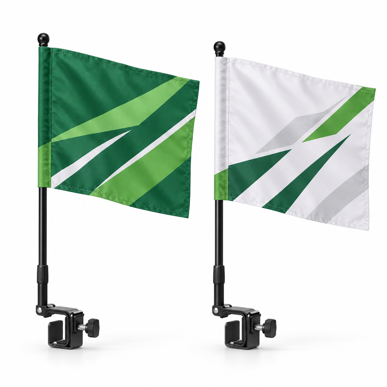 Custom Car Window Flags — Pair
