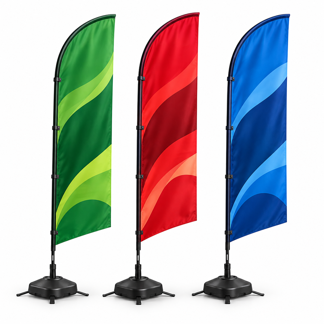 Three-Piece Event Flag Set