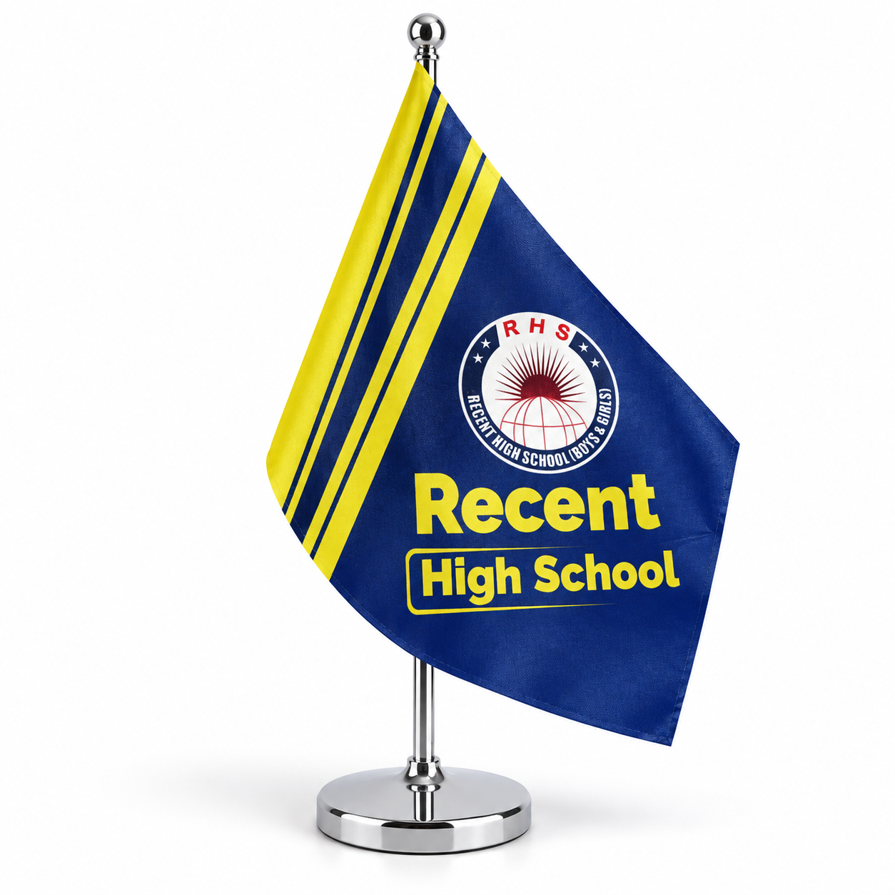 School Custom Table Flag